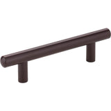 Jeffrey Alexander - 96 mm Center-to-Center Dark Bronze Key Largo Cabinet Bar Pull - Dark Bronze