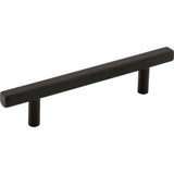 Jeffrey Alexander - 96 mm Center-to-Center Matte Black Square Dominique Cabinet Bar Pull - Matte Black