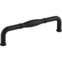 Jeffrey Alexander - 128 mm Center-to-Center Matte Black Durham Cabinet Pull - Matte Black
