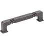 Jeffrey Alexander - 128 mm Center-to-Center Distressed Antique Silver Rustic Twist Tahoe Cabinet Pull - Distressed Antique Silver