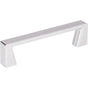 Jeffrey Alexander - 96 mm Center-to-Center Polished Chrome Square Boswell Cabinet Pull - Polished Chrome