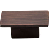 1-9/16'' Overall Length Brushed Oil Rubbed Bronze Rectangle Mirada Cabinet Knob