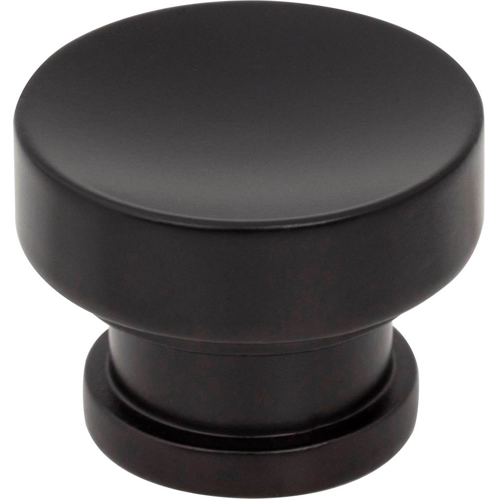 Jeffrey Alexander - 1-1/4'' Diameter Matte Black Elara Cabinet Knob - Matte Black