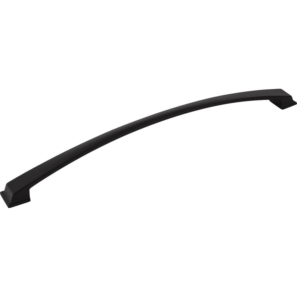 Jeffrey Alexander - 305 mm Center-to-Center Matte Black Arched Roman Cabinet Pull - Matte Black