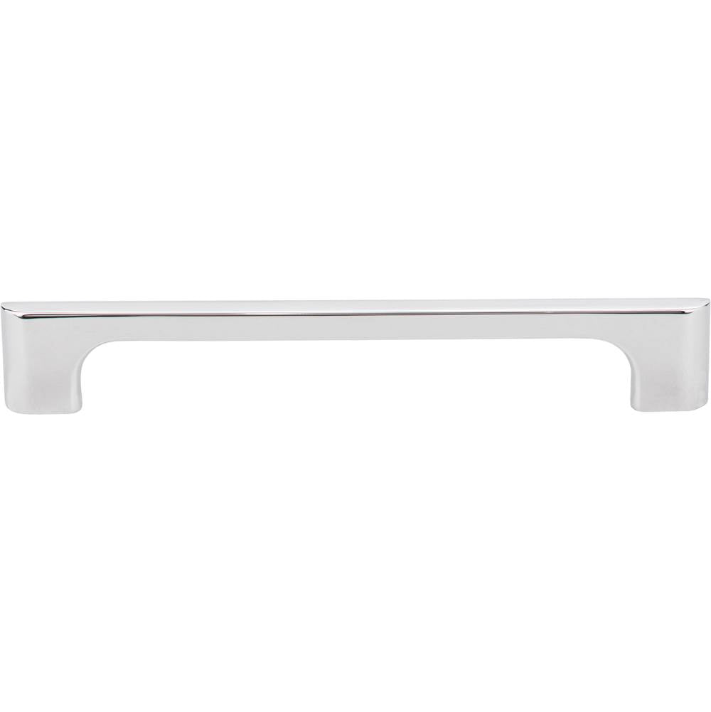 160 mm Center-to-Center Polished Chrome Asymmetrical Leyton Cabinet Pull