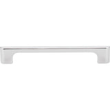 160 mm Center-to-Center Polished Chrome Asymmetrical Leyton Cabinet Pull