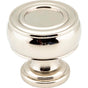 Jeffrey Alexander - 1-3/16'' Diameter Polished Nickel Barrel Bremen 2 Cabinet Knob - Polished Nickel