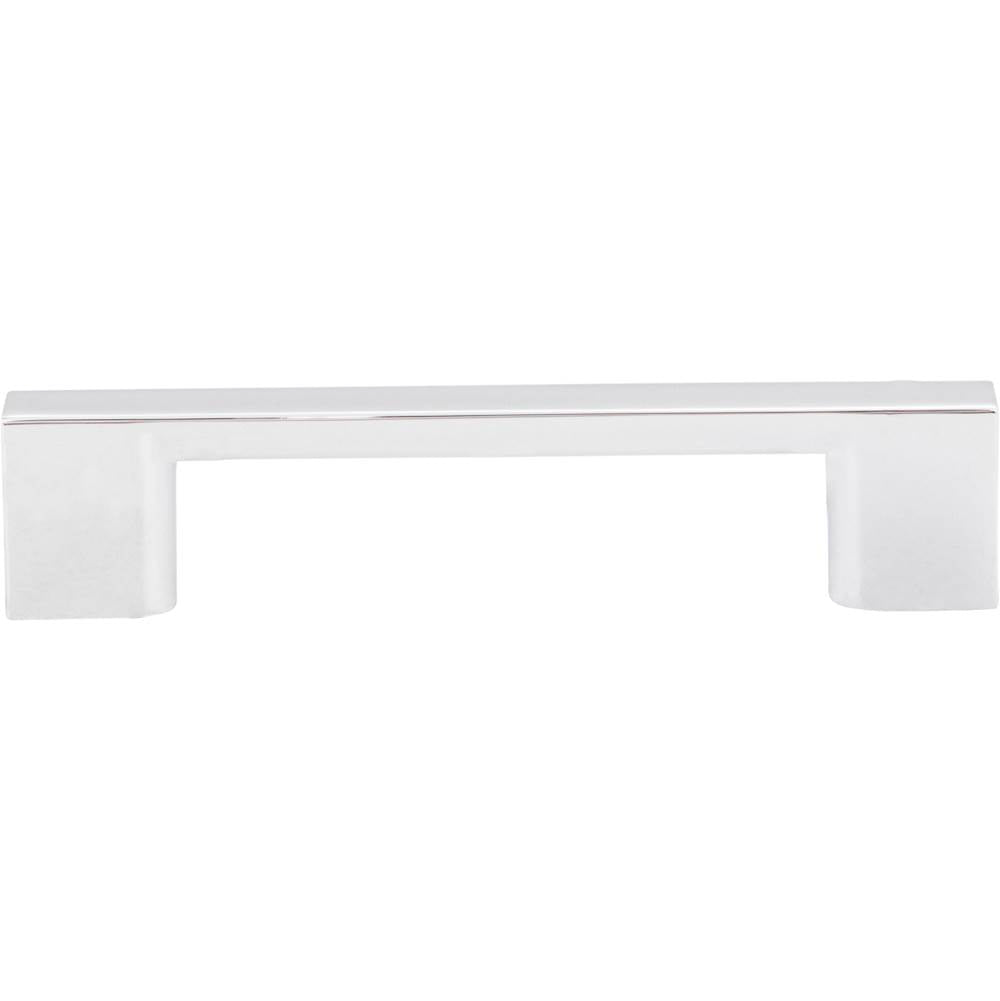 96 mm Center-to-Center Polished Chrome Square Sutton Cabinet Bar Pull
