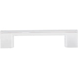 96 mm Center-to-Center Polished Chrome Square Sutton Cabinet Bar Pull