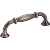 Jeffrey Alexander - 96 mm Center-to-Center Brushed Pewter Tiffany Cabinet Pull - Brushed Pewter