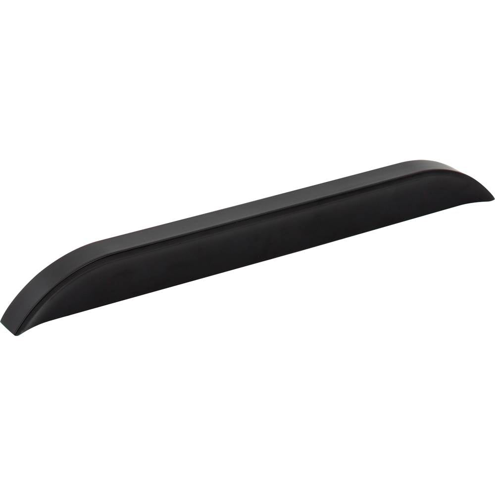 Jeffrey Alexander - 192 mm / 224 mm  Center-to-Center Matte Black Elara Cabinet Pinch Pull - Matte Black
