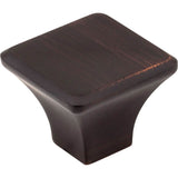 Jeffrey Alexander - 1-1/4'' Overall Length Brushed Oil Rubbed Bronze Square Marlo Cabinet Knob - Brushed Oil Rubbed Bronze