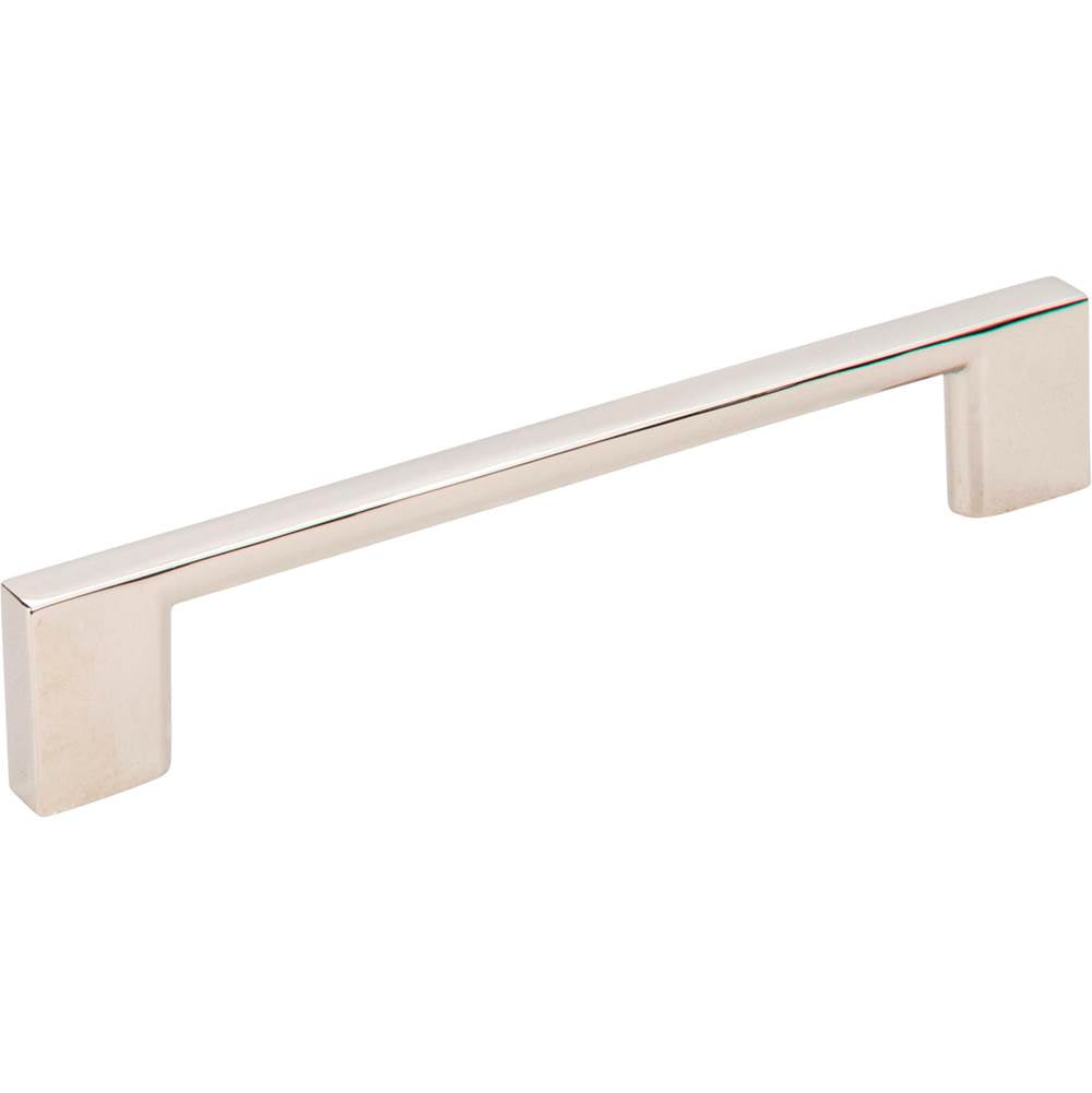 Jeffrey Alexander - 128 mm Center-to-Center Polished Nickel Square Sutton Cabinet Bar Pull - Polished Nickel