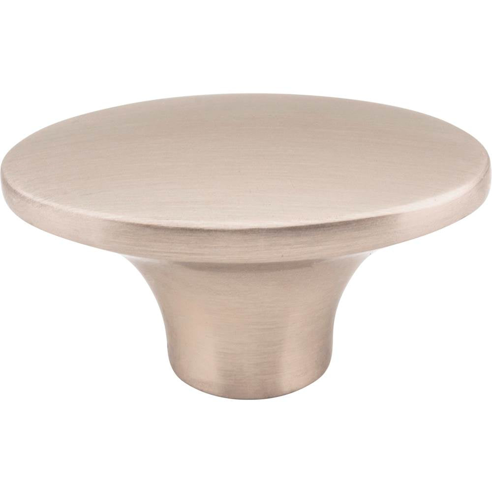 1-7/8'' Overall Length Satin Nickel Oval Hudson Cabinet Knob