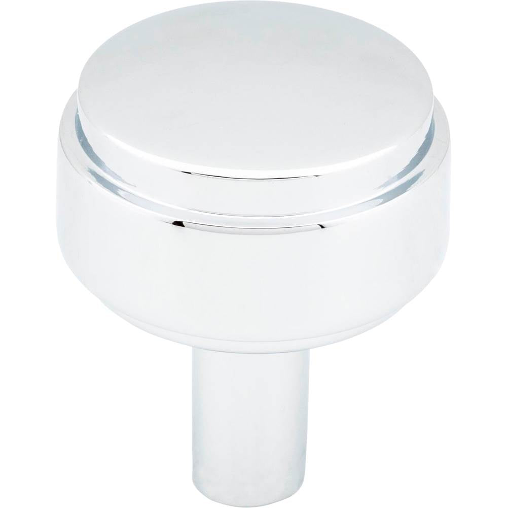 Jeffrey Alexander - 1-1/8'' Diameter Polished Chrome Hayworth Cabinet Knob - Polished Chrome