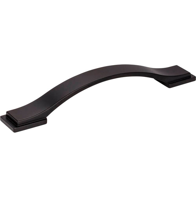 Jeffrey Alexander - 128 mm Center-to-Center Matte Black Strap Mirada Cabinet Pull - Matte Black