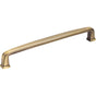 Jeffrey Alexander - 160 mm Center-to-Center Brushed Antique Brass Square Milan 1 Cabinet Pull - Brushed Antique Brass