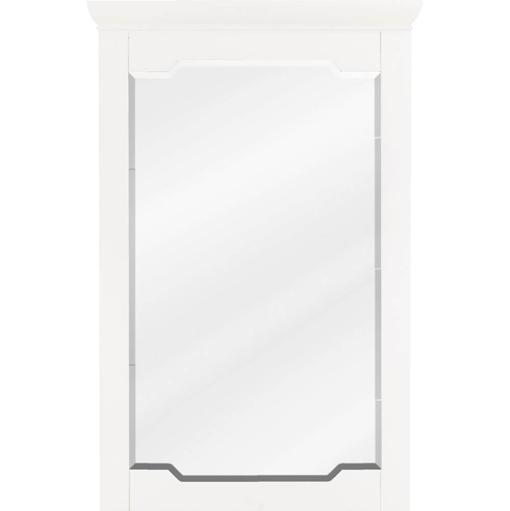 Jeffrey Alexander - 22'' W x 1-1/2'' D x 34'' H White Chatham mirror - White