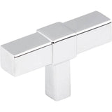 Jeffrey Alexander - 2'' Polished Chrome Zane Cabinet ''T'' Knob - Polished Chrome