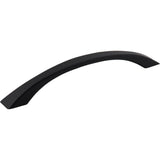 Jeffrey Alexander - 160 mm Center-to-Center Matte Black Flared Philip Cabinet Pull - Matte Black