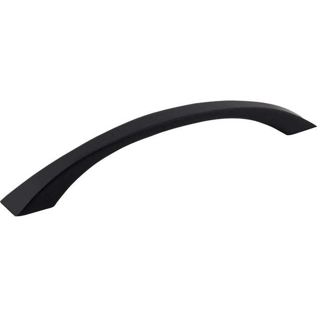 Jeffrey Alexander - 160 mm Center-to-Center Matte Black Flared Philip Cabinet Pull - Matte Black