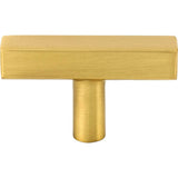2'' Brushed Gold Dominique Cabinet ''T'' Knob