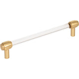 Jeffrey Alexander - 160 mm Center-to-Center Brushed Gold Carmen Cabinet Bar Pull - Brushed Gold