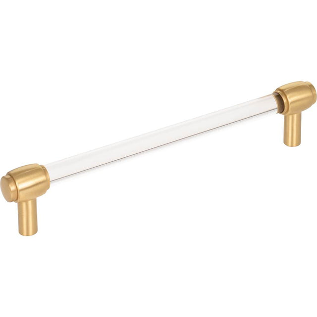Jeffrey Alexander - 160 mm Center-to-Center Brushed Gold Carmen Cabinet Bar Pull - Brushed Gold
