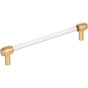 Jeffrey Alexander - 160 mm Center-to-Center Brushed Gold Carmen Cabinet Bar Pull - Brushed Gold