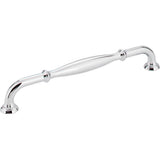 Jeffrey Alexander - 192 mm Center-to-Center Polished Chrome Tiffany Cabinet Pull - Polished Chrome