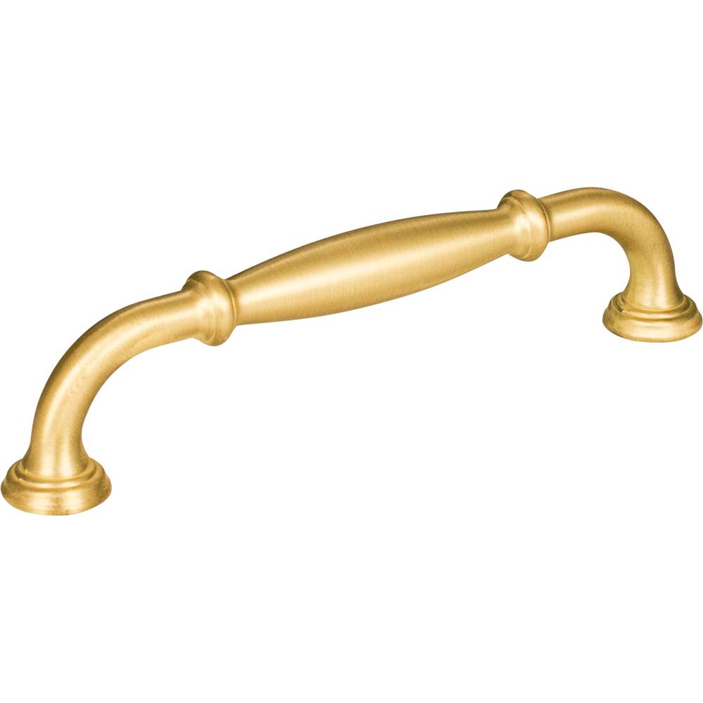 Jeffrey Alexander - 128 mm Center-to-Center Brushed Gold Tiffany Cabinet Pull - Brushed Gold