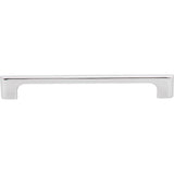 192 mm Center-to-Center Polished Chrome Asymmetrical Leyton Cabinet Pull