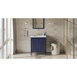 Jeffrey Alexander - 30'' Hale Blue Percival Vanity - Hale Blue
