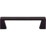 96 mm Center-to-Center Matte Black Square Boswell Cabinet Pull