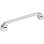 Jeffrey Alexander - 160 mm Center-to-Center Polished Chrome Square Marlo Cabinet Pull - Polished Chrome