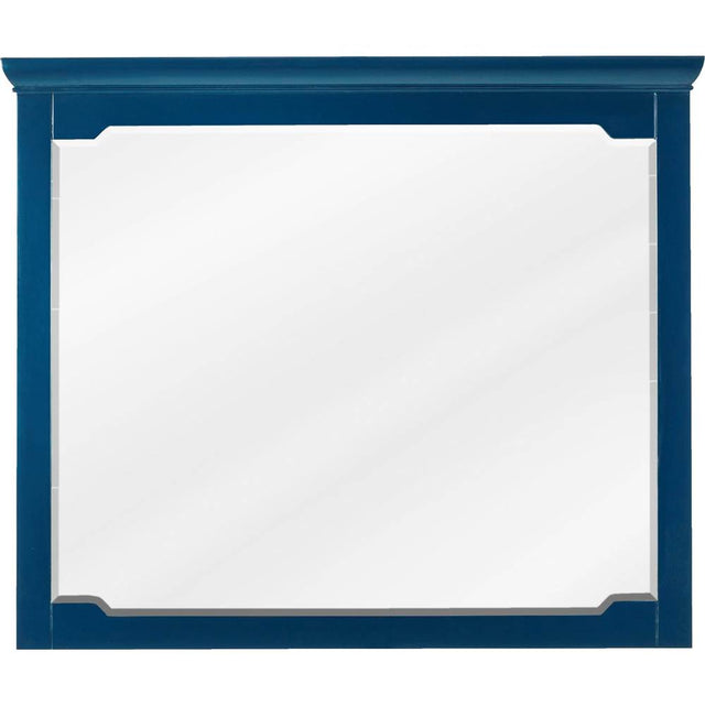 Jeffrey Alexander - 40'' W x 1-1/2'' D x 34'' H Hale Blue Chatham mirror - Hale Blue