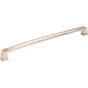 Jeffrey Alexander - 12'' Center-to-Center Satin Nickel Square Milan 1 Appliance Handle - Satin Nickel