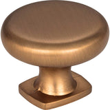 Jeffrey Alexander - 1-3/8'' Diameter Satin Bronze Belcastel 1 Cabinet Knob - Satin Bronze