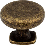 1-3/8'' Diameter Distressed Antique Brass Belcastel 1 Cabinet Knob