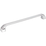 Jeffrey Alexander - 224 mm Center-to-Center Polished Chrome Square Marlo Cabinet Pull - Polished Chrome