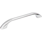 Jeffrey Alexander - 160 mm Center-to-Center Polished Chrome Square Sonoma Cabinet Pull - Polished Chrome