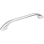 Jeffrey Alexander - 160 mm Center-to-Center Polished Chrome Square Sonoma Cabinet Pull - Polished Chrome