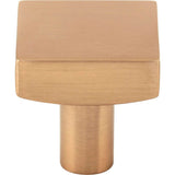 1-1/8'' Overall Length Satin Bronze Square Dominique Cabinet Knob