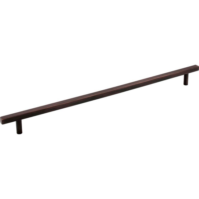Jeffrey Alexander - 305 mm Center-to-Center Brushed Oil Rubbed Bronze Square Dominique Cabinet Bar Pull - Brushed Oil Rubbed Bronze