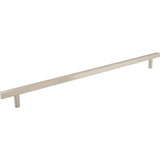 Jeffrey Alexander - 18'' Center-to-Center Satin Nickel Square Dominique Appliance Handle - Satin Nickel