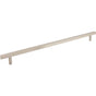 Jeffrey Alexander - 18'' Center-to-Center Satin Nickel Square Dominique Appliance Handle - Satin Nickel