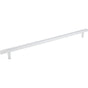 Jeffrey Alexander - 18'' Center-to-Center Polished Chrome Square Dominique Appliance Handle - Polished Chrome