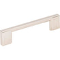 Jeffrey Alexander - 96 mm Center-to-Center Polished Nickel Square Sutton Cabinet Bar Pull - Polished Nickel