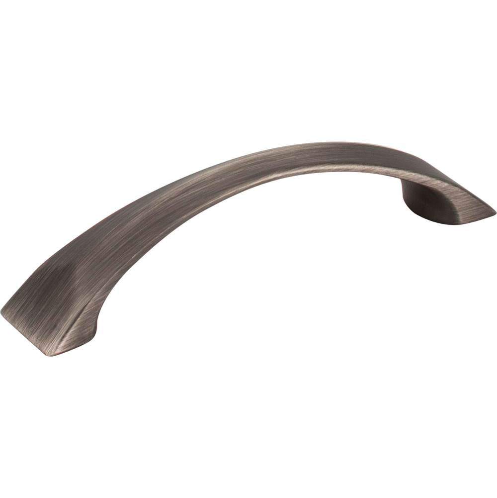 Jeffrey Alexander - 96 mm Center-to-Center Brushed Pewter Pyramid Cairo Cabinet Pull - Brushed Pewter