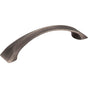 Jeffrey Alexander - 96 mm Center-to-Center Brushed Pewter Pyramid Cairo Cabinet Pull - Brushed Pewter